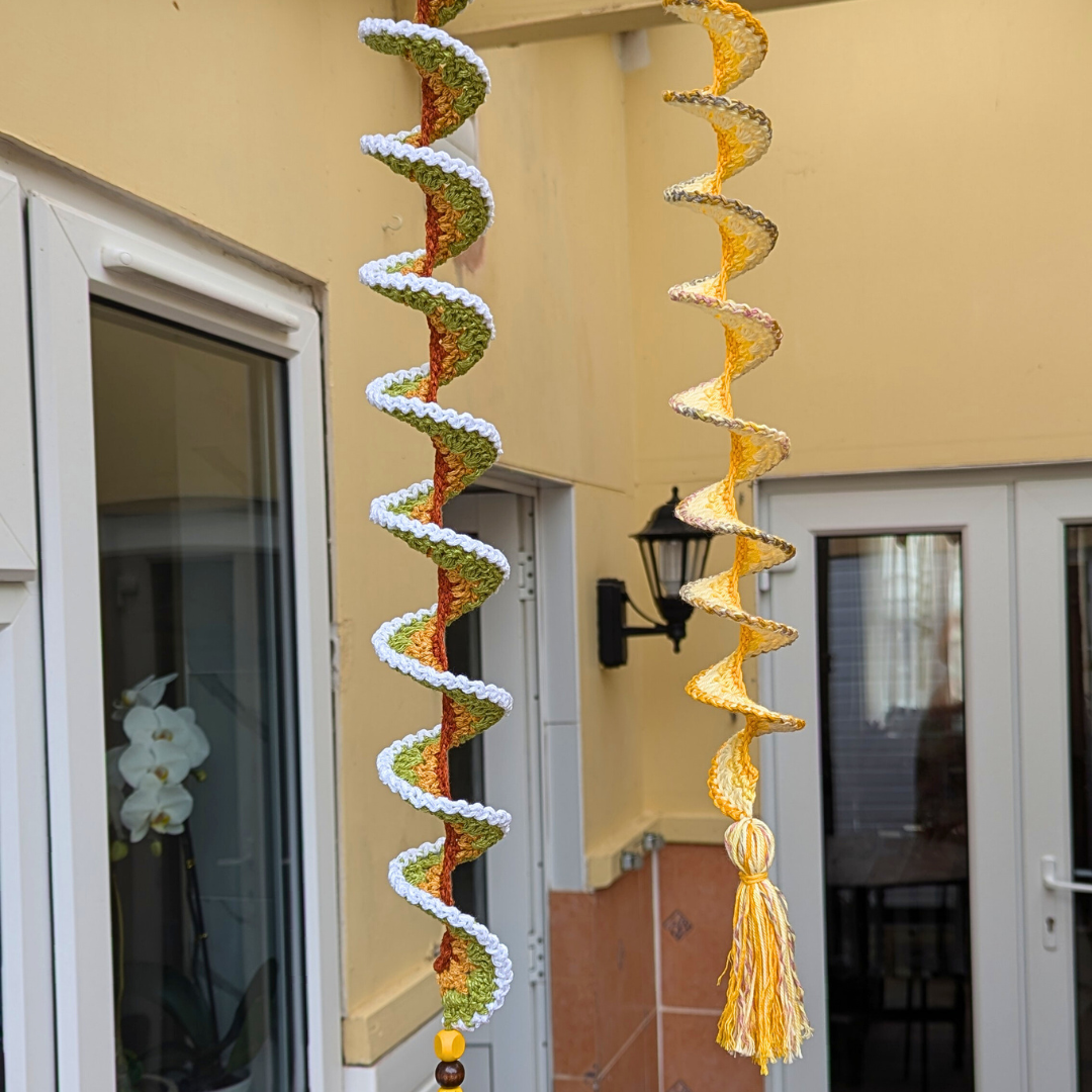 Crochet Wind Spinner Pattern, Crochet Pattern, Crochet Wind Spinner, Wind Spinner, Crochet, Crochet Chime, Wind Chime, Brunaticality