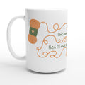 One More Row... Then I'll Make Another Tea! by Brunaticality - Ceramic 15oz Mug - Crochet Mug - Crochet Gift